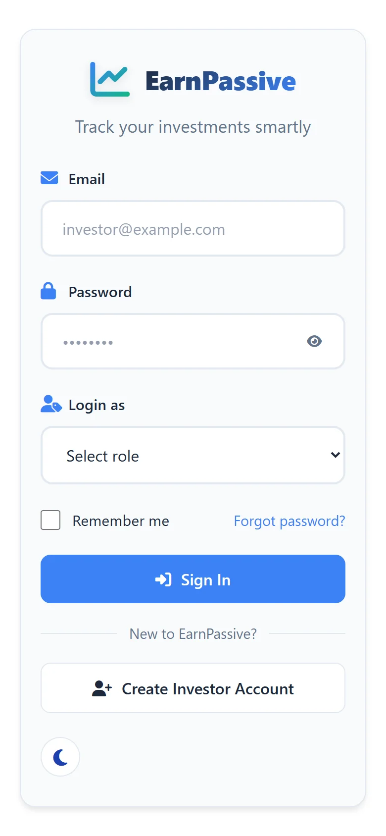 EarnPassive on mobile